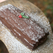 Load image into Gallery viewer, Chocolate Yule Log – Serves 8–10