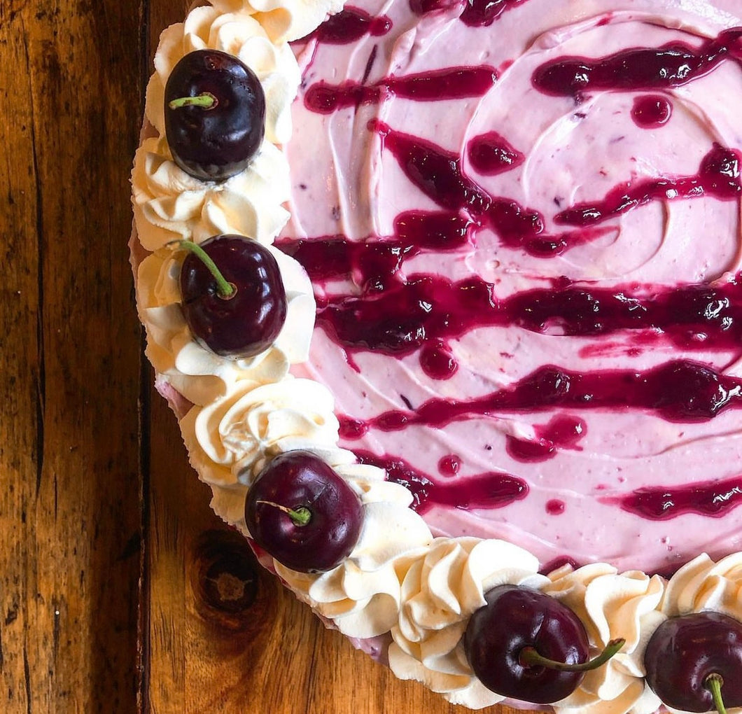 Cherry Bakewell Cheesecake