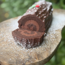 Load image into Gallery viewer, Chocolate Yule Log – Serves 8–10
